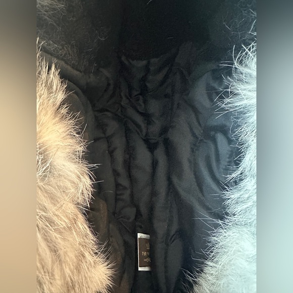 Winter Fur Real Rabbit Fur Wool Blend Buffalo Check Trapper Hat Black/Grey S/M - Picture 5 of 11